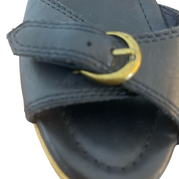 Madewell Sandals Wooden Platform Block Heel - Picture 4 of 9